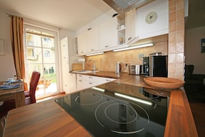 Fridge, oven, dishwasher, electric kettle