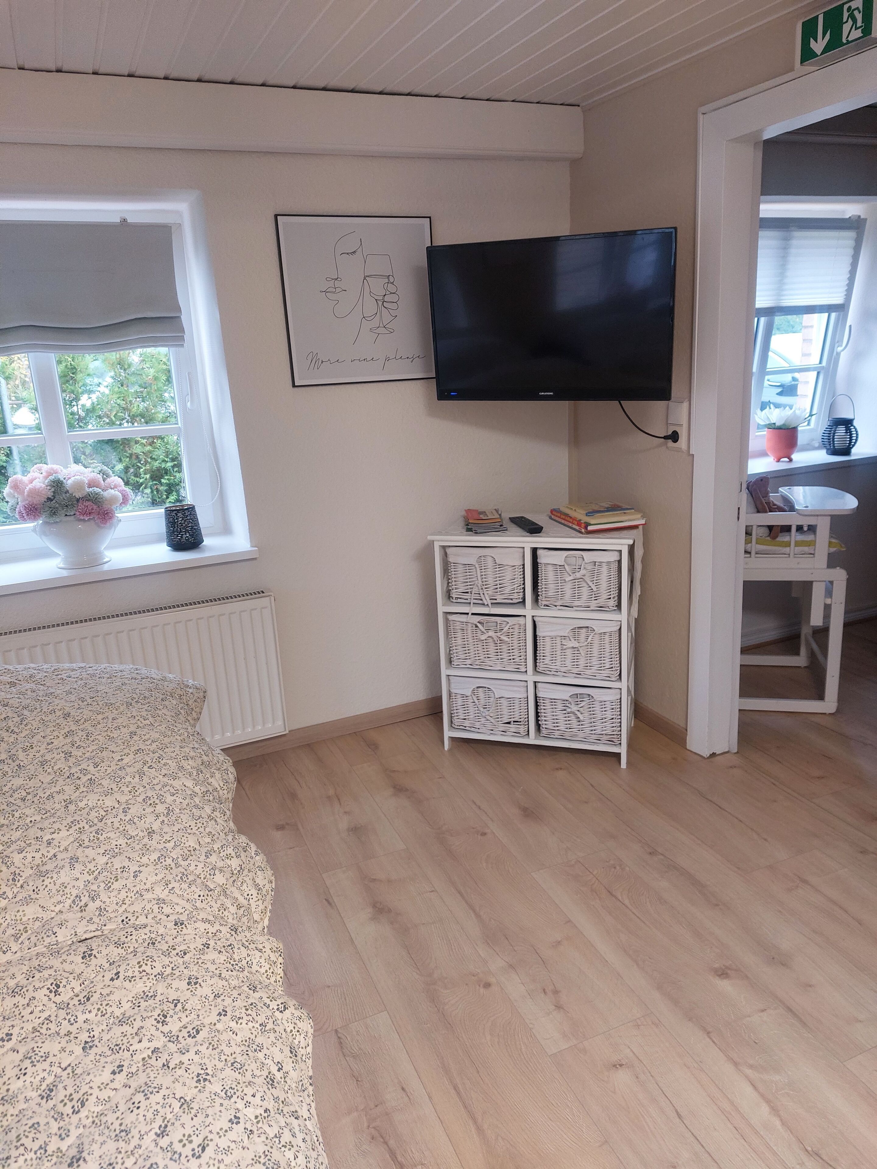 4 chambres, lit de bébé portatif, Wi-Fi, literie fournie