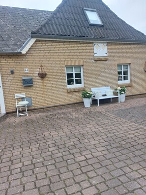 Terrace/patio - Vacation apartment Dorfstraße - Holiday apartment 2 (von Drathen) (Munkbrarup)
