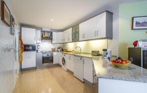 Réfrigérateur, micro-ondes, plaque de cuisson, lave-vaisselle