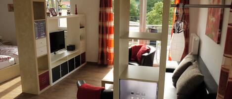 1 chambre, lit parapluie, Wi-Fi, draps fournis