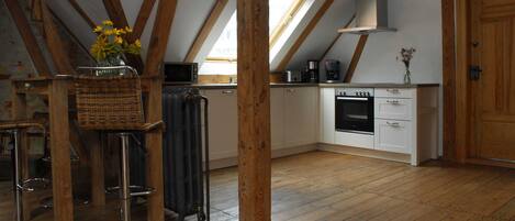 Een koelkast, een oven, een vaatwasser