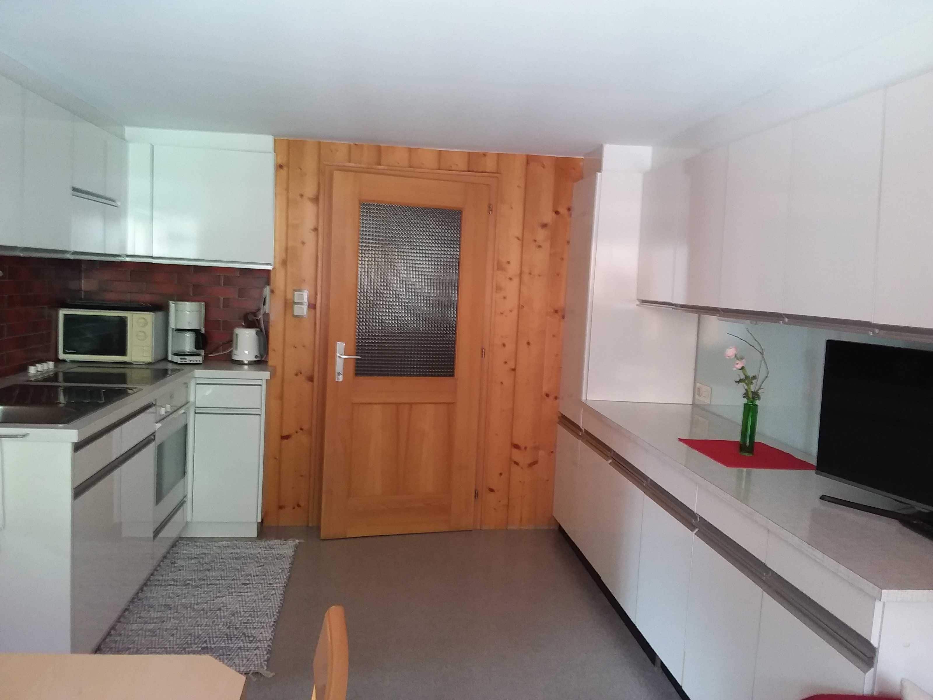 Fridge, microwave, oven, toaster