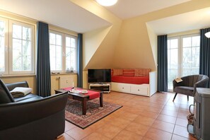 Fernseher, Kamin