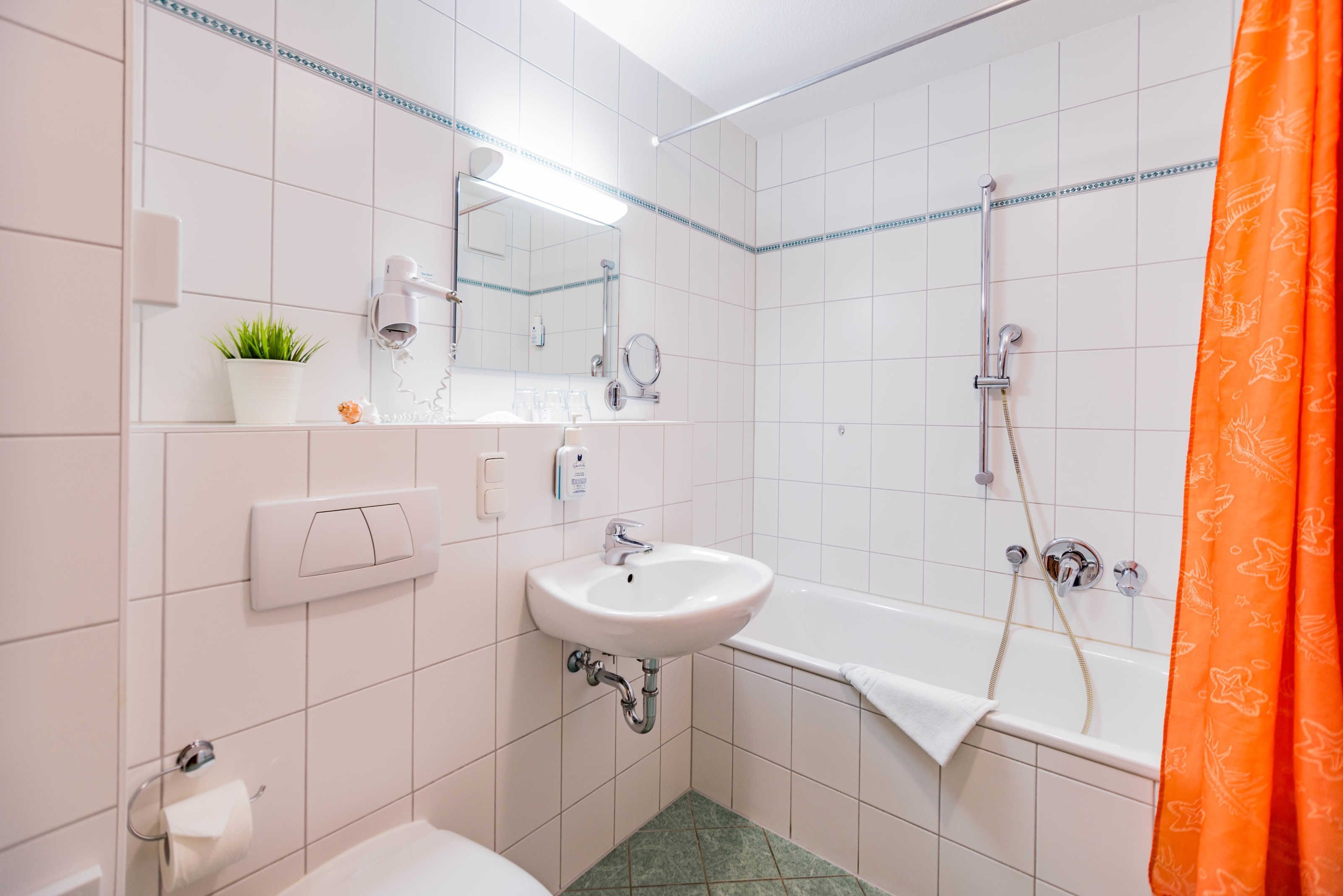 Hair dryer, towels