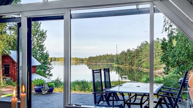 Outdoor dining - 1 bedroom nice home in Figeholm (Figeholm)