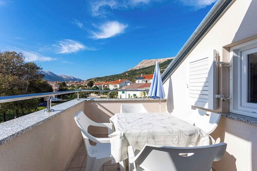 Holiday apartment near the beach with balcony