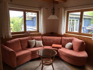 Fernseher, Kamin
