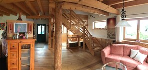 Fernseher, Kamin