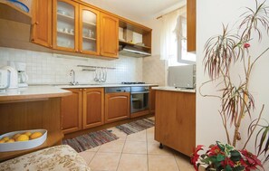 Kühlschrank, Mikrowelle, Herdplatte, Geschirrspüler