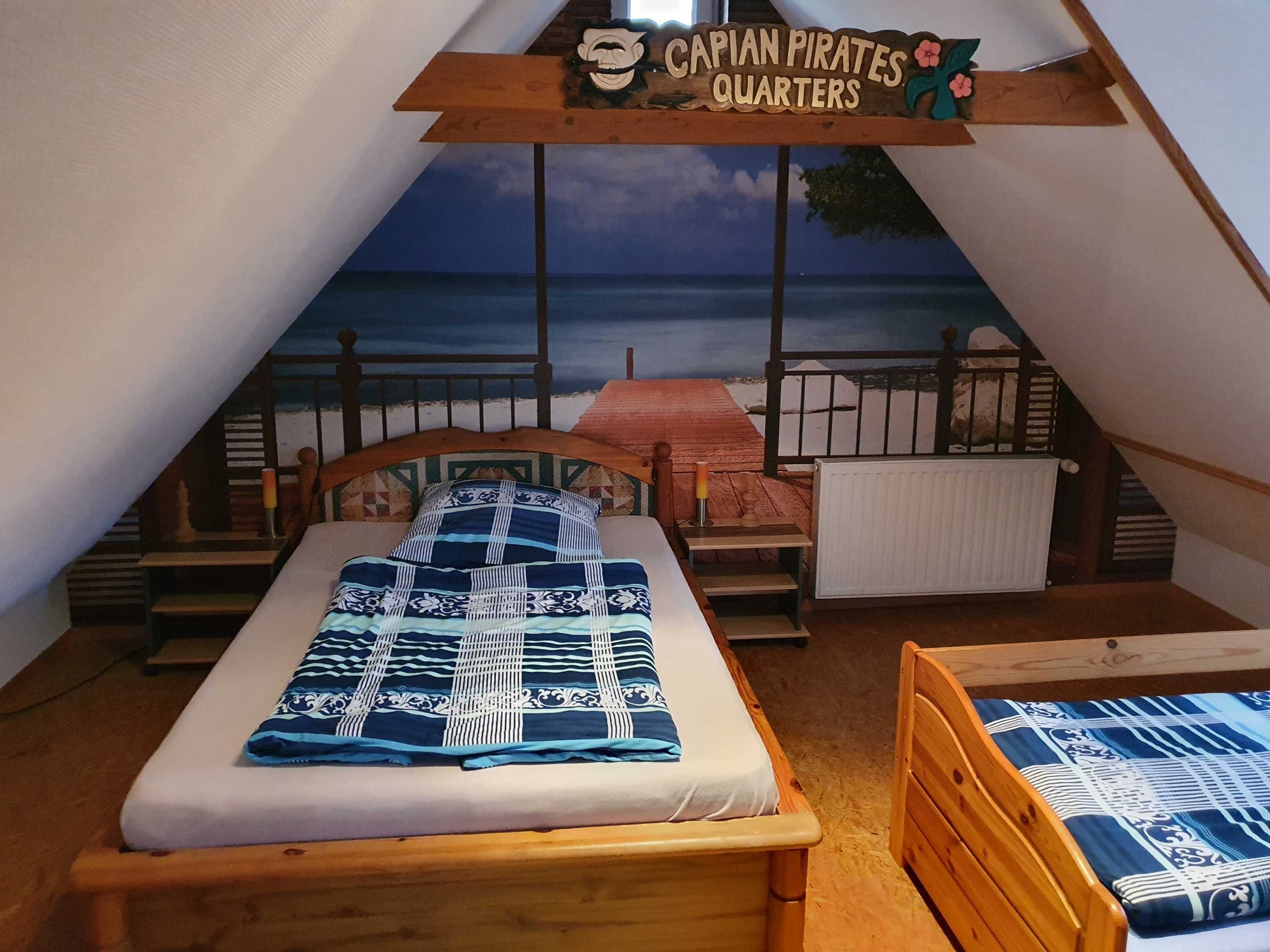 2 bedrooms, travel crib, WiFi, bed sheets