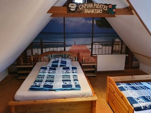 2 habitaciones, cuna de viaje, wifi y ropa de cama 