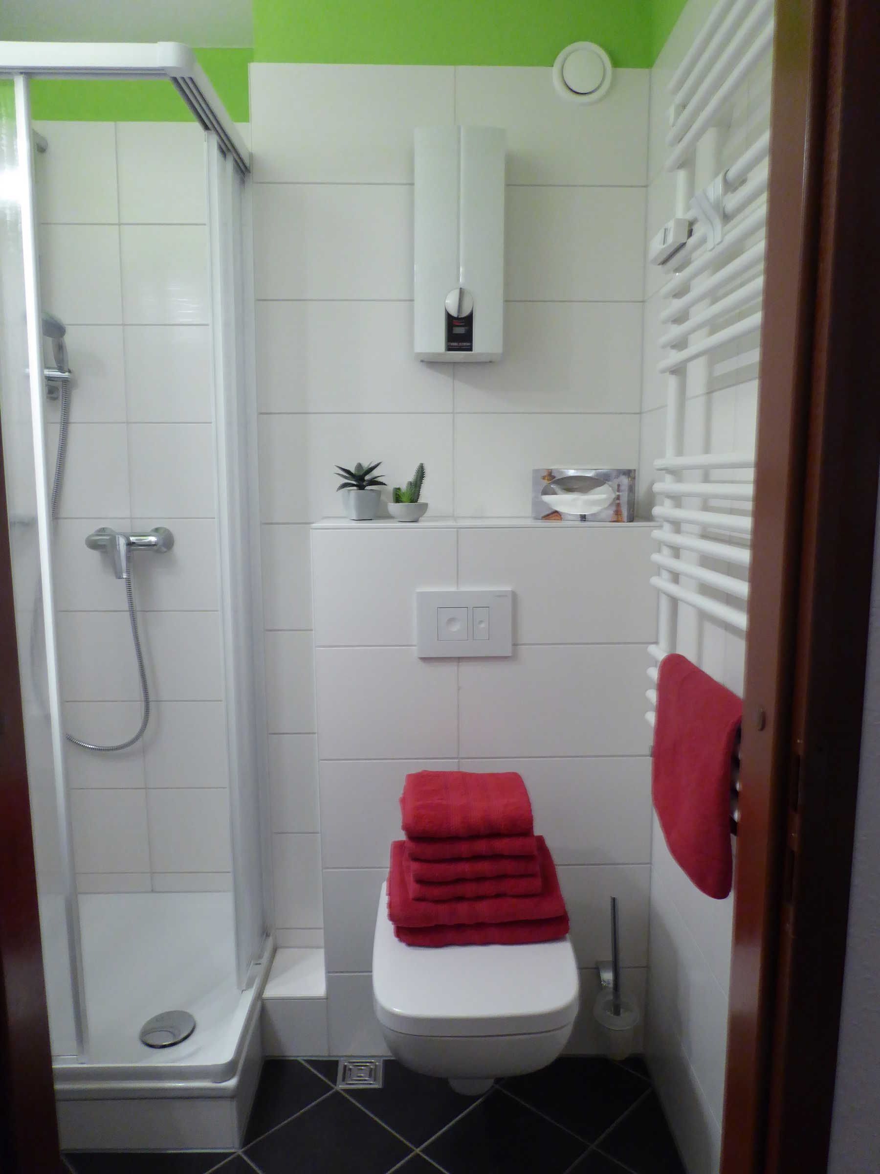 Douche, séchoir à cheveux