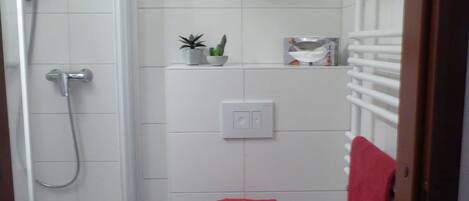 Douche, séchoir à cheveux