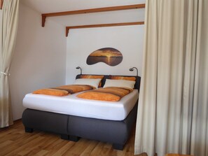 2 bedrooms, in-room safe, travel crib, WiFi