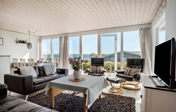 Télévision, cheminée, lecteur de DVD