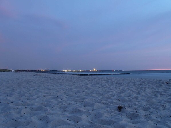 Vlak bij het strand