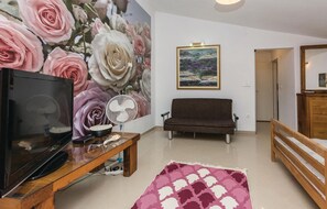 TV, tavolo da ping pong