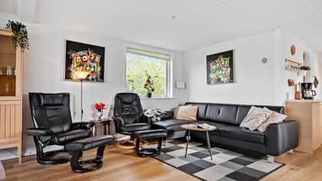 TV, fireplace, DVD player, foosball