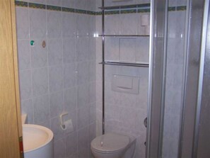 Shower, hair dryer