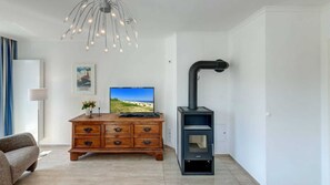 Fernseher, Kamin