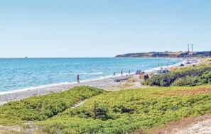 Vlak bij het strand, vissen