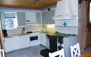 Kühlschrank, Mikrowelle, Herdplatte, Geschirrspüler