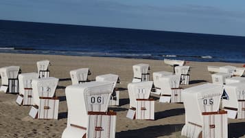Vlak bij het strand