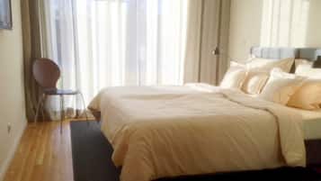 2 habitaciones, cuna de viaje, wifi y ropa de cama