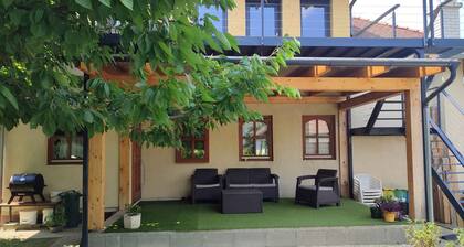 Holiday home near the Balaton bike path with bright and comfortable rooms