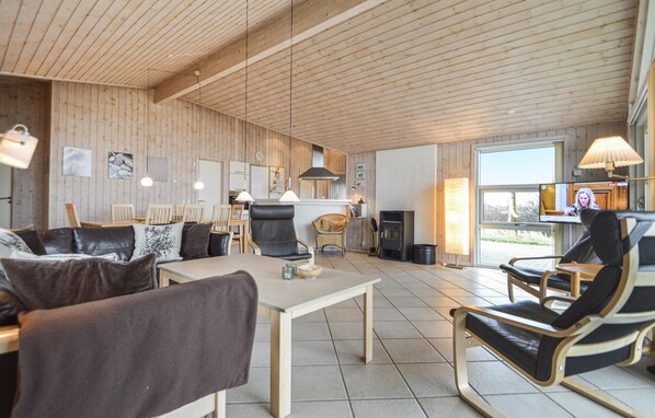 TV, fireplace, video game console