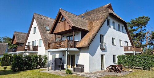 Vacation apartments in the thatched roof house, Diplomatenweg 1 - Apartment 4, Nadler, ground floor, 3 rooms,