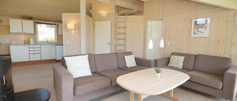 Tv, eldstad och dvd-spelare