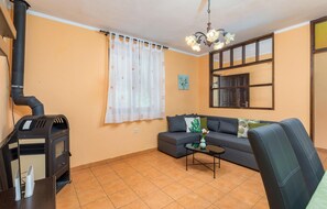 TV, fireplace, DVD player, foosball