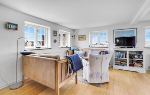 Televisión, chimenea y reproductor de DVD 