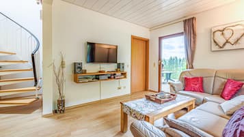 Televisión, reproductor de DVD y estéreo