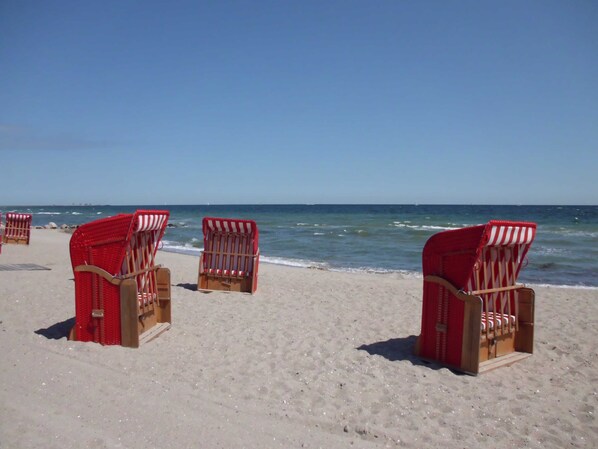 Beach nearby - Vacation apartment Buschmann - Holiday apartment Silvia (Brodersby)