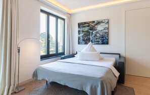 1 bedroom, free WiFi, bed sheets - Gorgeous apartment in Binz with house sea view (Prora/Rügen)