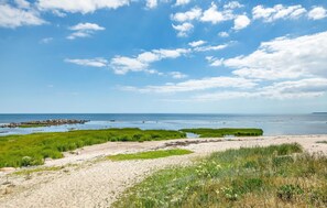 Vlak bij het strand