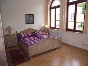 1 bedroom, bed sheets - Holzhausen - House Lucie (Heringsdorf)