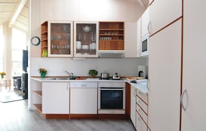 Kühlschrank, Herdplatte, Geschirrspüler