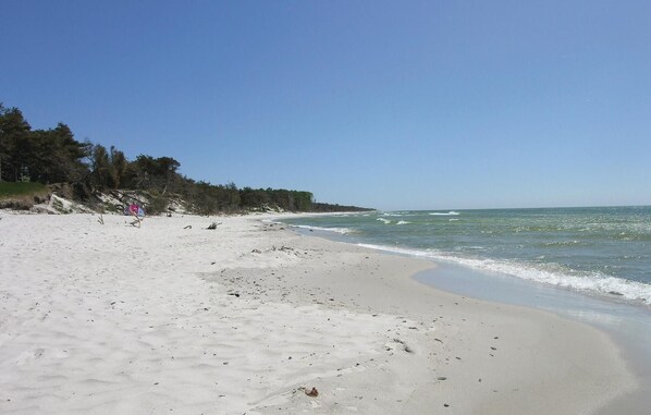Vlak bij het strand