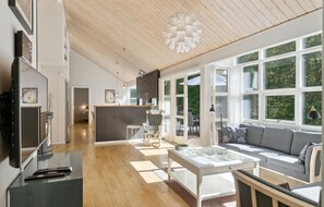 Télévision, cheminée