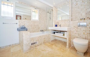 Combined shower/tub