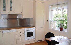 Frigorífico, placa de cocina, lavavajillas y cafetera o tetera