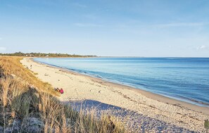 Vlak bij het strand, vissen
