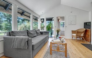 Smart-tv och eldstad