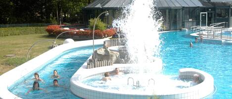 Indoor pool, a heated pool