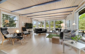 Fernseher, Kamin, DVD-Player, Stereoanlage