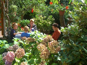 Outdoor dining - Apartment Helbig (Elsterheide)